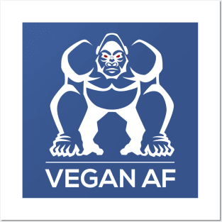 Vegan AF Posters and Art